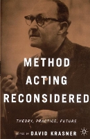Book Cover for Method Acting Reconsidered by NA NA