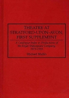 Book Cover for Theatre at Stratford-upon-Avon, First Supplement by Michael Mullin