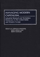 Book Cover for Managing Modern Capitalism by M. Donald Hancock, John Logue, Brent Schiller