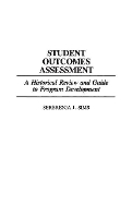 Book Cover for Student Outcomes Assessment by Serbrenia J Sims