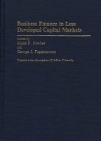 Book Cover for Business Finance in Less Developed Capital Markets by Klaus P Fischer