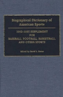 Book Cover for Biographical Dictionary of American Sports by David L. Porter