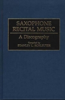 Book Cover for Saxophone Recital Music by Stanley L. Schleuter