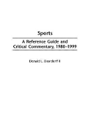 Book Cover for Sports by Donald L Deardorff