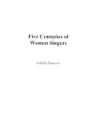 Book Cover for Five Centuries of Women Singers by Isabelle Emerson