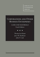 Book Cover for Corporations and Other Business Enterprises, Cases and Materials by Thomas Lee Hazen, Jerry W. Markham, John Coyle