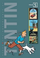 Book Cover for Adventures of Tintin 3 Complete Adventures in One Volume WITH Destination Moon AND Explorers on the Moon by Herge