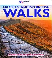 Book Cover for 100 Outstanding British Walks by Ordnance Survey