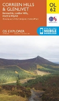 Book Cover for Correen Hills & Glenlivet, Bennachie & Ladder Hills, Insch & Rhynie by Ordnance Survey