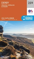 Book Cover for Derby, Uttoxeter, Ashbourne and Cheadle by Ordnance Survey