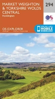Book Cover for Market Weighton and Yorkshire Wolds Central by Ordnance Survey
