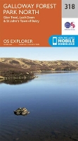 Book Cover for Galloway Forest Park North by Ordnance Survey
