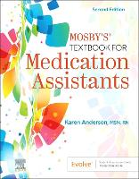 Book Cover for Mosby's Textbook for Medication Assistants by Karen Anderson