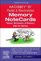 Book Cover for Mosby's® Fluids & Electrolytes Memory NoteCards by JoAnn (President/CEO,Nursing Education Consultants, Inc,Chandler, Arizona) Zerwekh