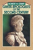 Book Cover for Greek Apologists of the Second Century by Robert M. Grant