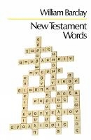 Book Cover for New Testametn Words by William Barclay