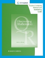 Book Cover for Student Solutions Manual with Notetaking Guide for Aufmann's Discovering Mathematics: A Quantitative Reasoning Approach by Richard N. Aufmann