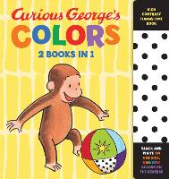 Book Cover for Curious George's Colors: High Contrast Tummy Time Book by H. A. Rey