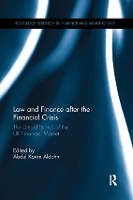 Book Cover for Law and Finance after the Financial Crisis by Abdul Karim Aldohni