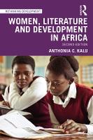 Book Cover for Women, Literature and Development in Africa by Anthonia C. Kalu