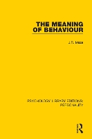 Book Cover for The Meaning of Behaviour by JR Maze