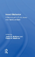 Book Cover for Insect Behavior by Janice R. Matthews