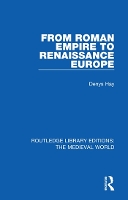 Book Cover for From Roman Empire to Renaissance Europe by Denys Hay