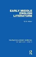 Book Cover for Early Middle English Literature by R M Wilson