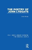 Book Cover for The Poetry of John Lydgate by Alain Renoir