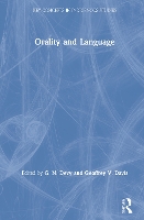 Book Cover for Orality and Language by G. N. (Centre for Multidisciplinary Development Research, Dharwad, India) Devy