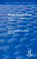 Book Cover for Middle English Prose by A S G Edwards