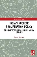 Book Cover for India's Nuclear Proliferation Policy by Gaurav Kampani