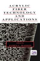 Book Cover for Acrylic Fiber Technology and Applications by James Masson