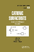 Book Cover for Cationic Surfactants by John Cross