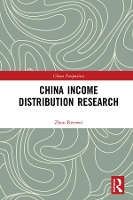 Book Cover for China Income Distribution Research by Renwei Zhao