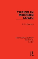 Book Cover for Topics in Modern Logic by D C Makinson