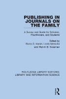 Book Cover for Publishing in Journals on the Family by Roma S Hanks