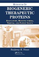 Book Cover for Handbook of Biogeneric Therapeutic Proteins by Sarfaraz K. Niazi