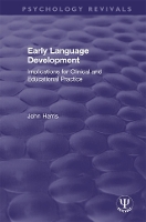 Book Cover for Early Language Development by John Harris