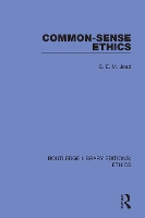 Book Cover for Common-Sense Ethics by C E M Joad