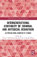 Book Cover for Intergenerational Continuity of Criminal and Antisocial Behaviour by Veroni I Eichelsheim