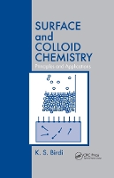 Book Cover for Surface and Colloid Chemistry by K. S. (KSB Consultant, Holte, Denmark) Birdi