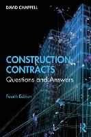 Book Cover for Construction Contracts by David Chappell