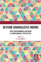 Book Cover for Beyond Journalistic Norms by Claudia Mellado