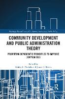 Book Cover for Community Development and Public Administration Theory by Ashley E. Nickels