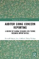 Book Cover for Auditor Going Concern Reporting by Marshall A Geiger, Anna Free University Amsterdam, The Netherlands Gold, Philip Free University Amsterdam, The Net Wallage