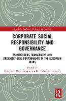 Book Cover for Corporate Social Responsibility and Governance by Panagiotis University of Peloponnese, Greece Dimitropoulos