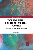 Book Cover for State Law, Dispute Processing And Legal Pluralism by Kalindi Kokal