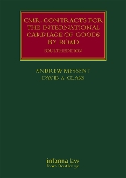 Book Cover for CMR: Contracts for the International Carriage of Goods by Road by Andrew Messent, David Glass