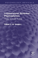 Book Cover for n-Dimensional Nonlinear Psychophysics by Robert A M Australian National University, Canberra Gregson